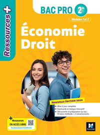 Ressources Plus - Économie-Droit - 2de Bac Pro - Ed. 2026 - Livre élève