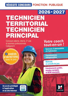 Réussite Concours - Technicien territorial/principal - Préparation complète 2026-2027