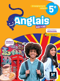 Cahier d'Anglais 5e Enseignement adapté - Éd. 2026 - Livre élève