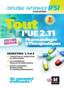 Tout sur Pharmacologie et Thérapeutiques UE 2.11 - Infirmier en IFSI - DEI - Révision