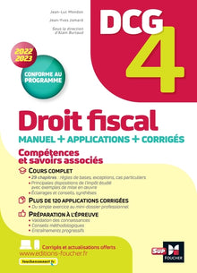 DCG 4 - Droit fiscal - Manuel et applications
