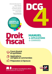 DCG 4 - Droit fiscal - Manuel et applications