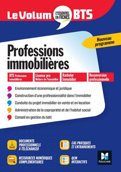 Le Volum' BTS - Professions immobilières - Révision et entraînement