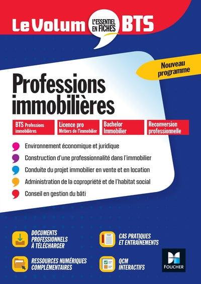 Le Volum' BTS - Professions immobilières - Révision et entraînement