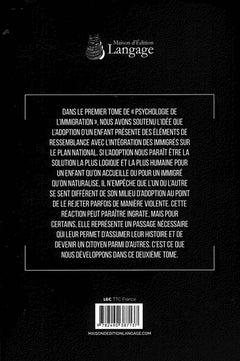 Psychologie de l’immigration - Tome 2