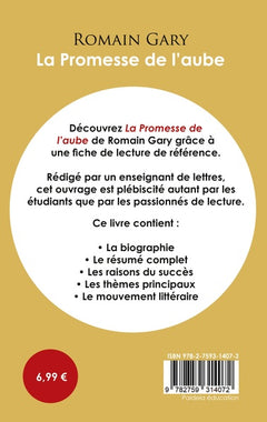 Fiche de lecture La Promesse de l'aube (Étude intégrale)