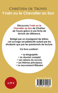 Fiche de lecture Yvain ou le Chevalier au lion (Étude intégrale)