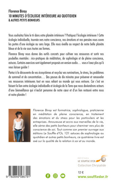 10 minutes d'écologie intérieure au quotidien