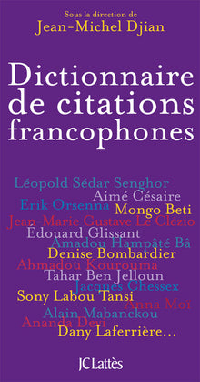 Dictionnaire des citations francophones