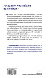 madame, vous n'avez pas le droit !