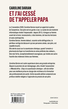 Et j'ai cessé de t'appeler papa