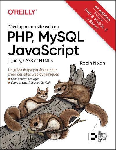 Développer un site web en PHP, MySQL JavaScript jQuery, CSS3 et HTML5