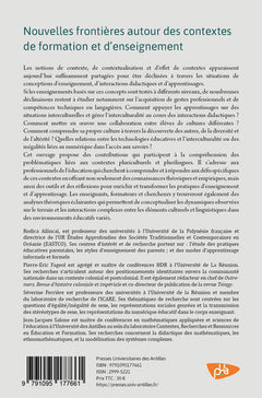 Nouvelles frontières autour des contextes de formation et d’enseignement