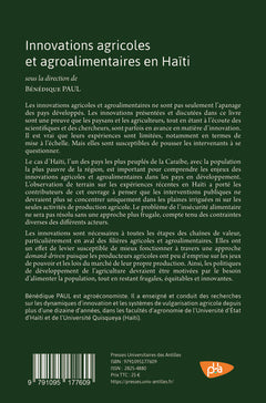 Innovations agricoles et agroalimentaires en Haïti