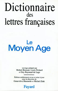 Dictionnaire des lettres françaises