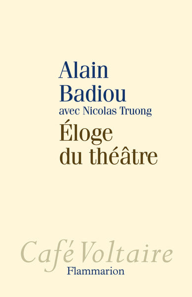 Éloge du théâtre