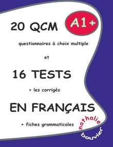 20 qcm et 16 tests en français, niveau A1