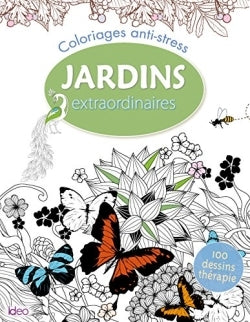 Coloriages jardins extraordinaires