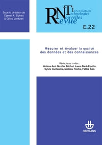Revue des nouvelles technologies de l'information, n°E-22