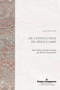 De l'institution du prince
