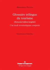 Glossaire trilingue du tourisme