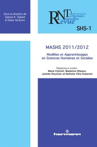 Revue des nouvelles technologies de l'information, n° SHS-1. MASHS 2011-2012