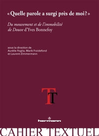 Du mouvement et de l'immobilité de Douve