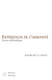 Expériences de l'immensité