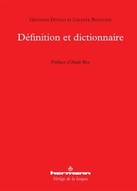 Définition et dictionnaire