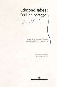 Edmond Jabès : l'exil en partage