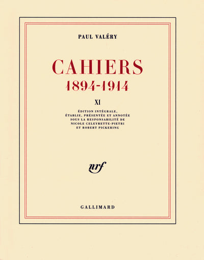 Cahiers (Tome 11-1911-1912)
