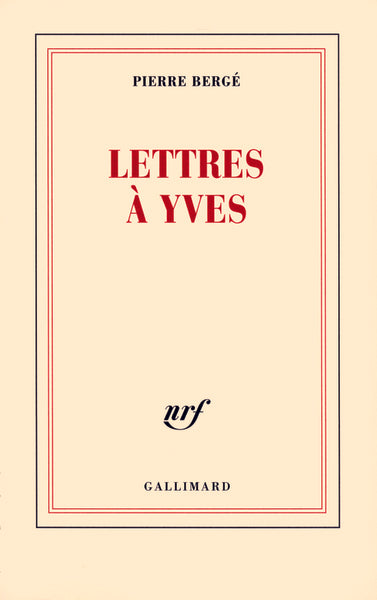Lettres à Yves