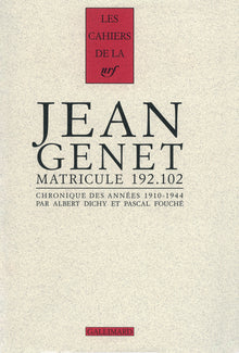 Jean Genet matricule 192.102