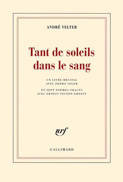 Tant de soleils dans le sang