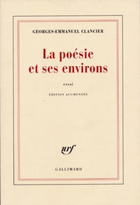La poésie et ses environs