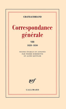 Correspondance générale (Tome 8-1828-1830)