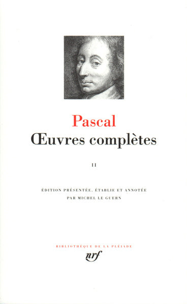 Pascal : Oeuvres complètes, tome 2