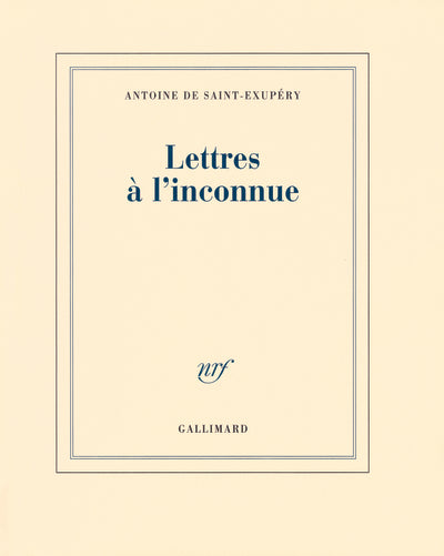 Lettres à l'inconnue