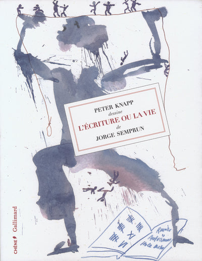 Peter Knapp dessine "L'écriture ou la vie"