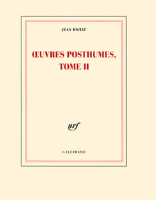 Œuvres posthumes, tome II