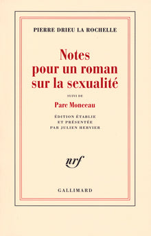 Notes pour un roman sur la sexualité/Parc Monceau