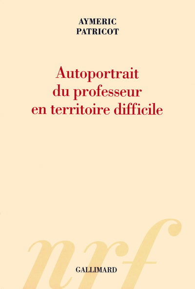 Autoportrait du professeur en territoire difficile