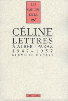 Lettres à Albert Paraz