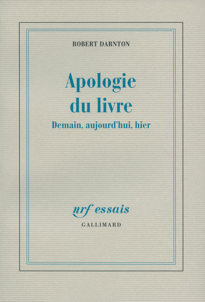 Apologie du livre: Demain, aujourd'hui, hier