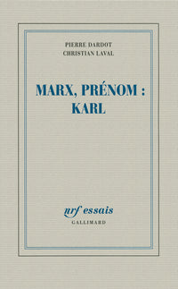 Marx, prénom : Karl
