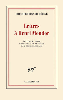 Lettres à Henri Mondor