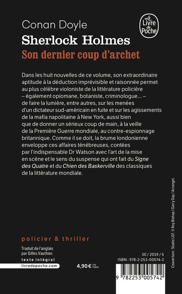 Son dernier coup d'archet