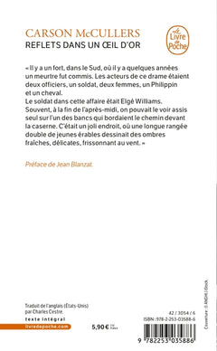 Reflets dans un oeil d'or