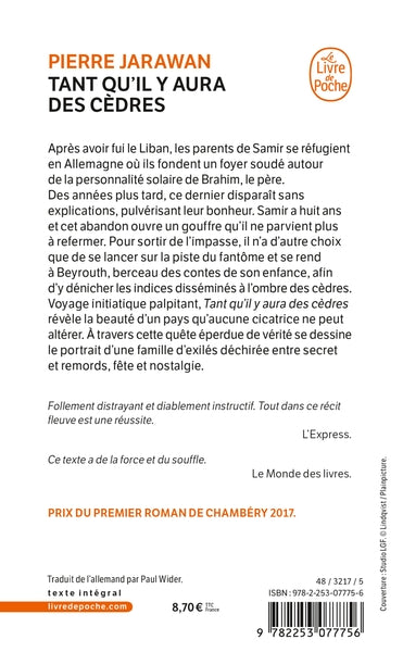 Tant qu'il y aura des cèdres