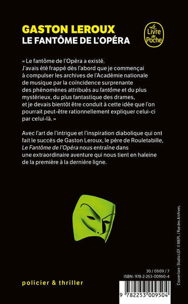 Le Fantôme de l'opéra